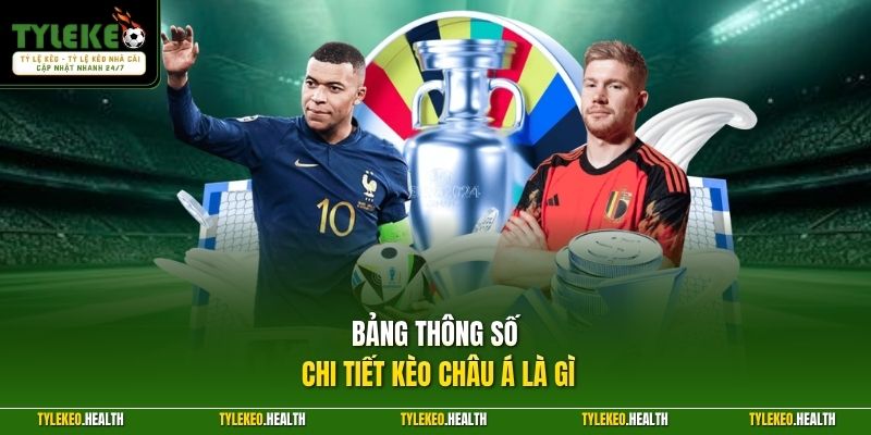 Bảng thông số chi tiết kèo châu Á là gì